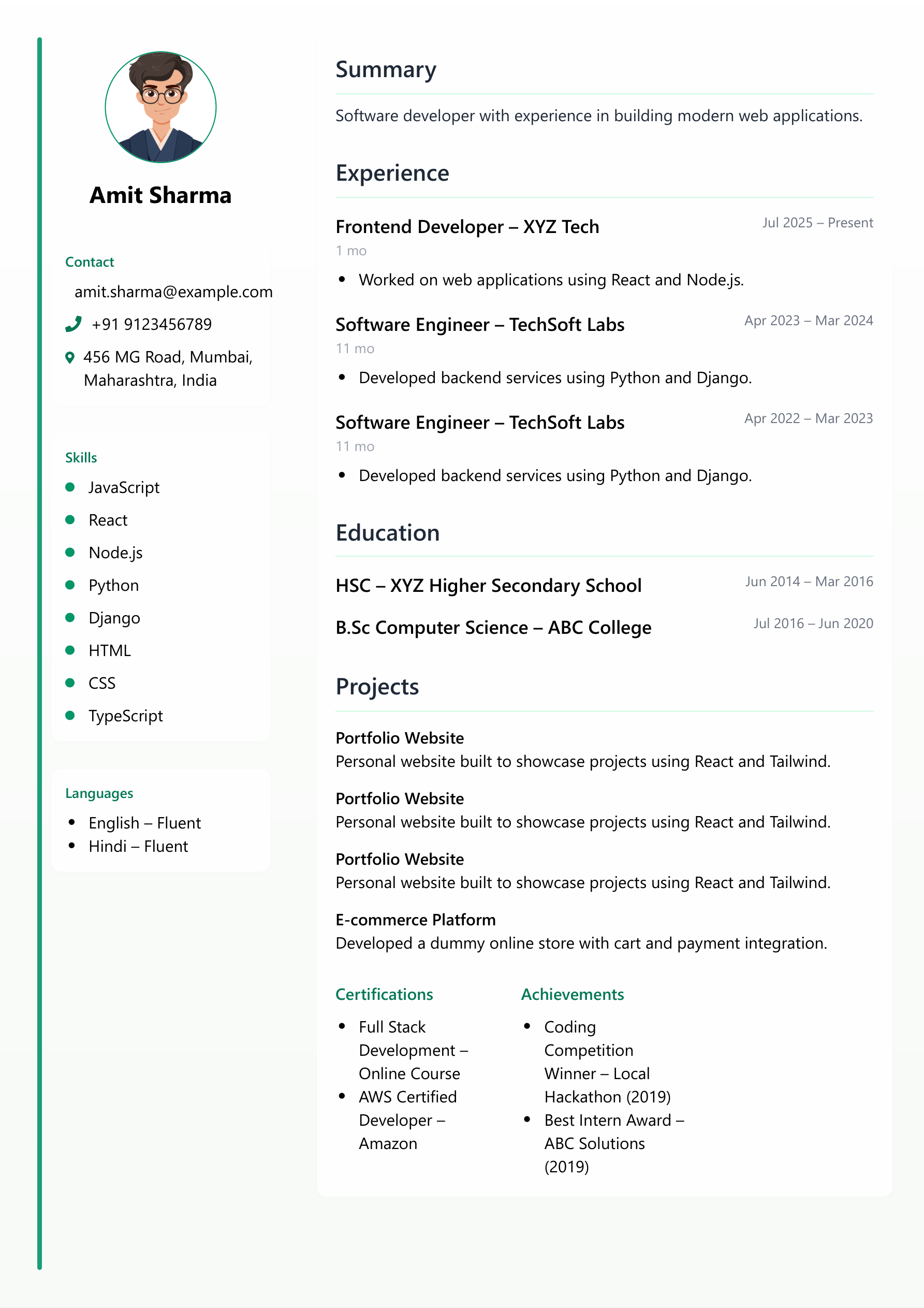 Minimalist Clean preview